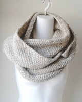 Rustic Pure Wool Infinity Scarf - Smitten Kitten Originals Knits - 1