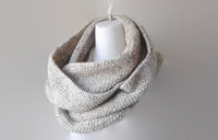 Rustic Pure Wool Infinity Scarf - Smitten Kitten Originals Knits - 2